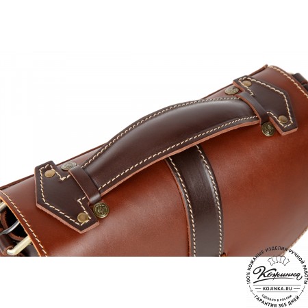 Кожаная  сумка "Виктория" (коричневая)